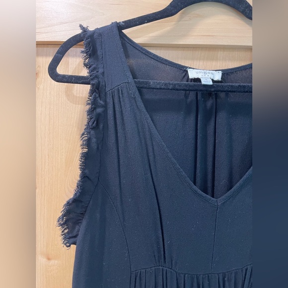 Black maxi v-neck dress - Picture 4 of 9